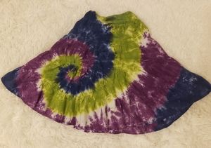 Indonesian Girls tye dye skirt
